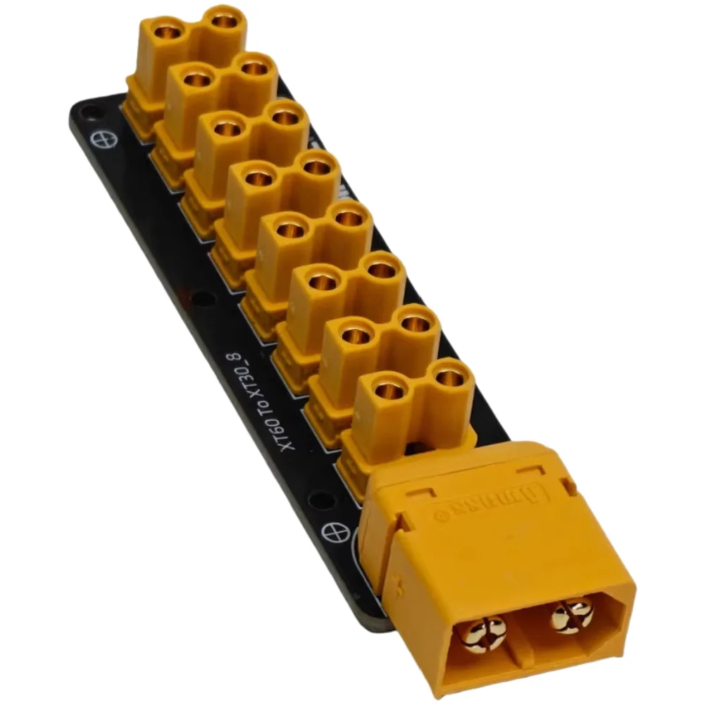 100A High Current Connector Conversion Splitter Board 8 Channel Output For Model Vehicle Multi-path Power Distribution Circuit