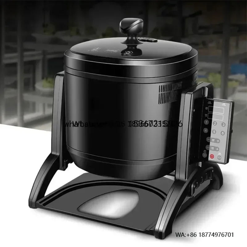 

Многофункциональная автоматическая машина для приготовления карри, 9 л, коммерческая интеллектуальная электрическая машина для жарки пищи, 3400 Вт