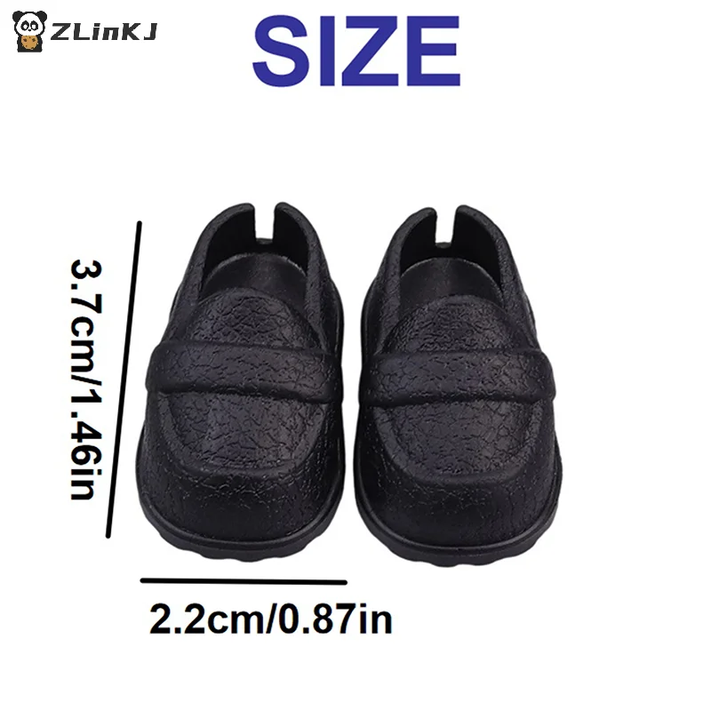 ▶ 1 paire de chaussures de poupée 15/17cm, Mini chaussures en plastique pour poupées, Mini chaussures à doigts, accessoire de vêtements pour poupées de 6.9 pouces