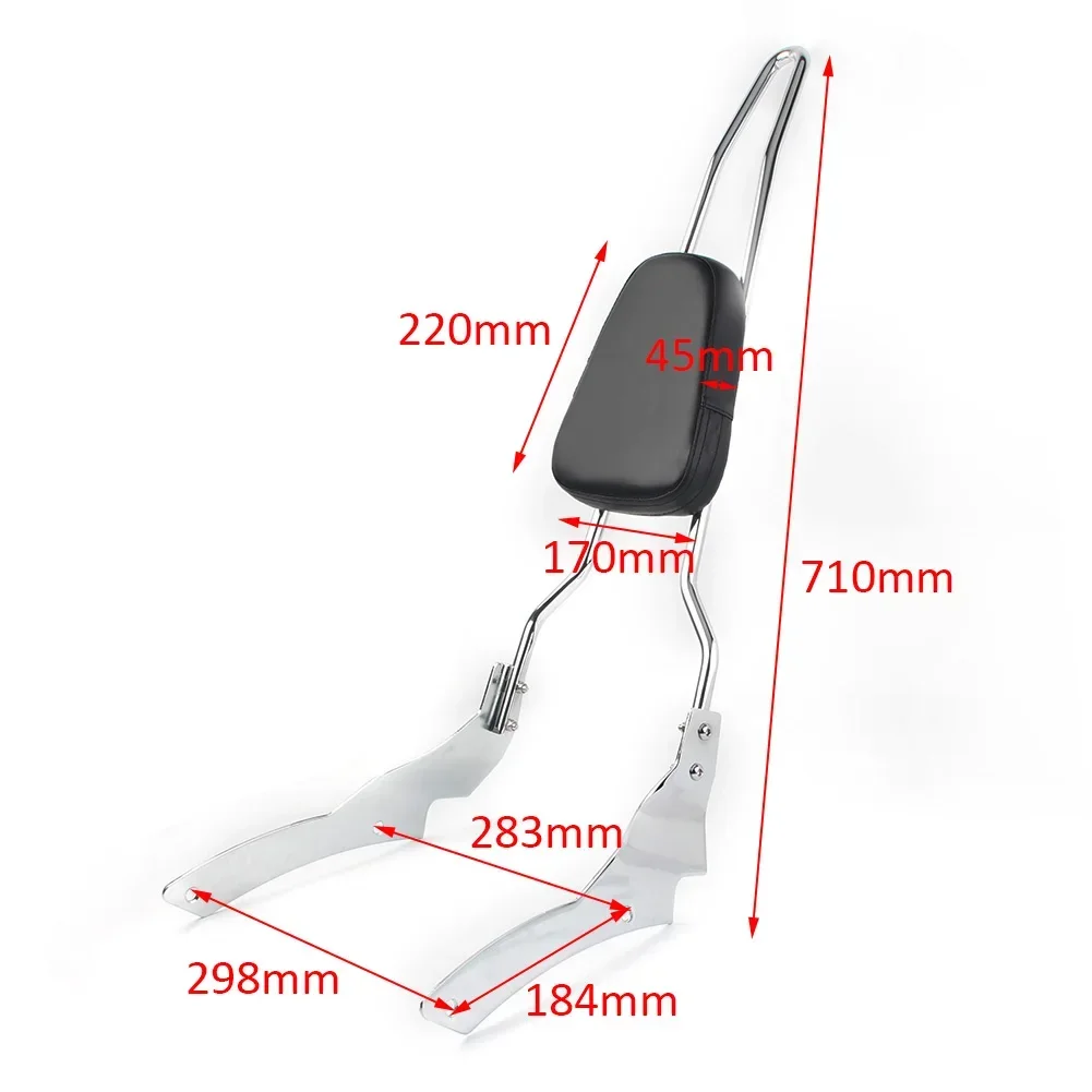 For Yamaha V Star DS 400 650 XVS650 Custom drag star 1996 1997 1998 1999 2000 2001 2002 2003-2011 Motorcycle Backrest Sissy Bar