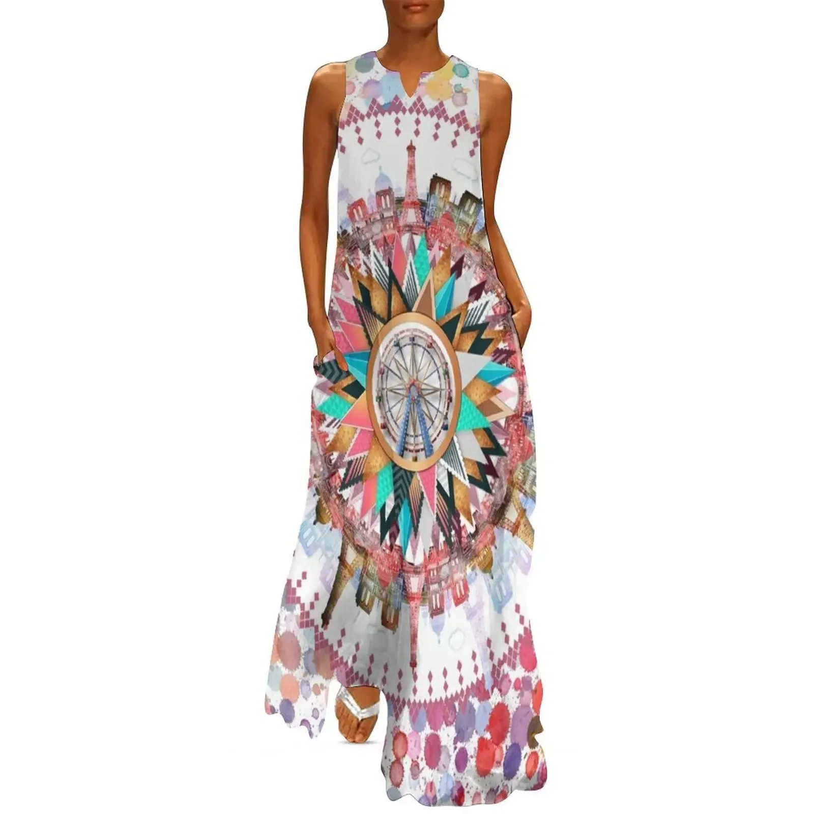 

paris in color Long Dress woman dress women's evening dress 2025 long sleeve Party dresses