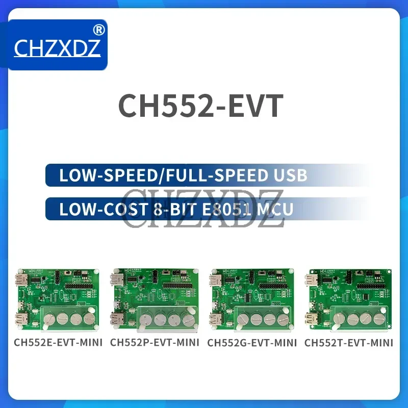 2 teile/los ch552 Bewertungs platine Low-Speed/Full-Speed-USB Low-Cost 8-Bit e8051 mcu