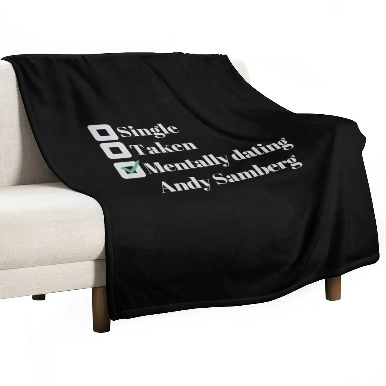 

Mentally dating Andy Samberg Throw Blanket heavy to sleep Luxury Throw Winter beds Extra Large Throw Blankets