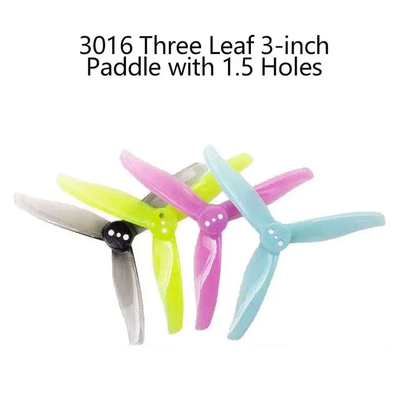 

Gemfan Propeller 3016 3 Blade 3 Inch 1 5 Mm Shaft Hole High Performance Light Weight For Fpv Racing Toothpick Drone