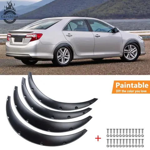 4 pezzi parafango svasati kit corpo largo archi ruota per Chevrolet Corvette C3 C4 C5 C6