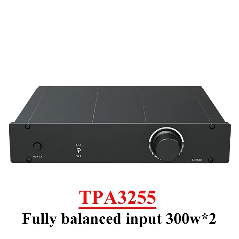 

300w*2 TPA3255 Digital Power Amplifier High Power Low Distortion Stereo Amplifier XLR Fully Balanced Input RCA HIFI Audio Amp