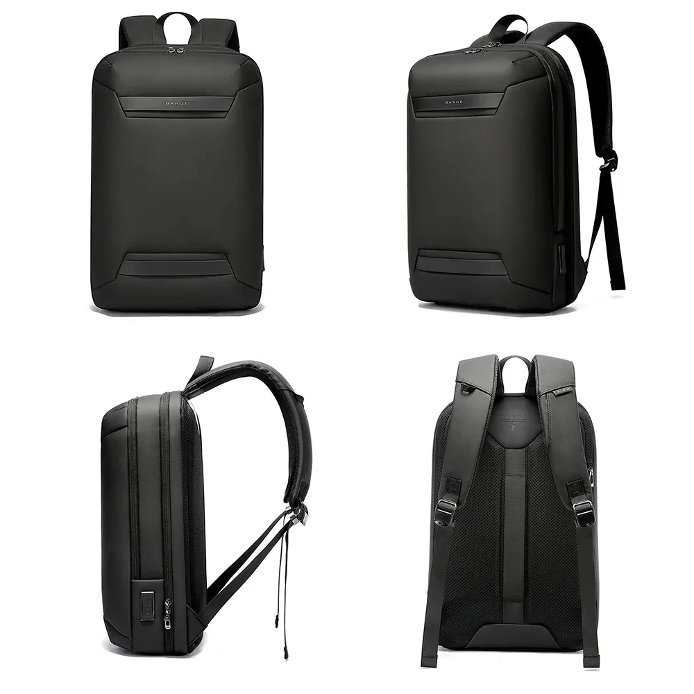 BANGE Waterproof Multi-Use Laptop Backpack For 15.6 Inch USB Charging Shockproof Business Briefcase Shoulder Bag For Man Women