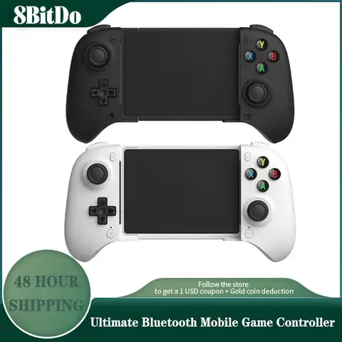 8BitDo Ultimate Bluetooth 모바일 게임 컨트롤러, Android 스마트폰 및 태블릿용 홀 효과 조이스틱 트리거가 포함된 게임패드
