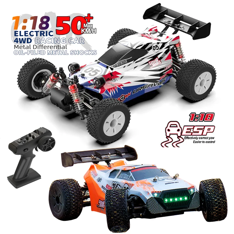 Udirc 1/18 UD1805 UD1806 Pro RC Car Brushless Motor 2.4GHz 50km/h High Speed Off Road 4x4 Remote Control Racing Car for Adult