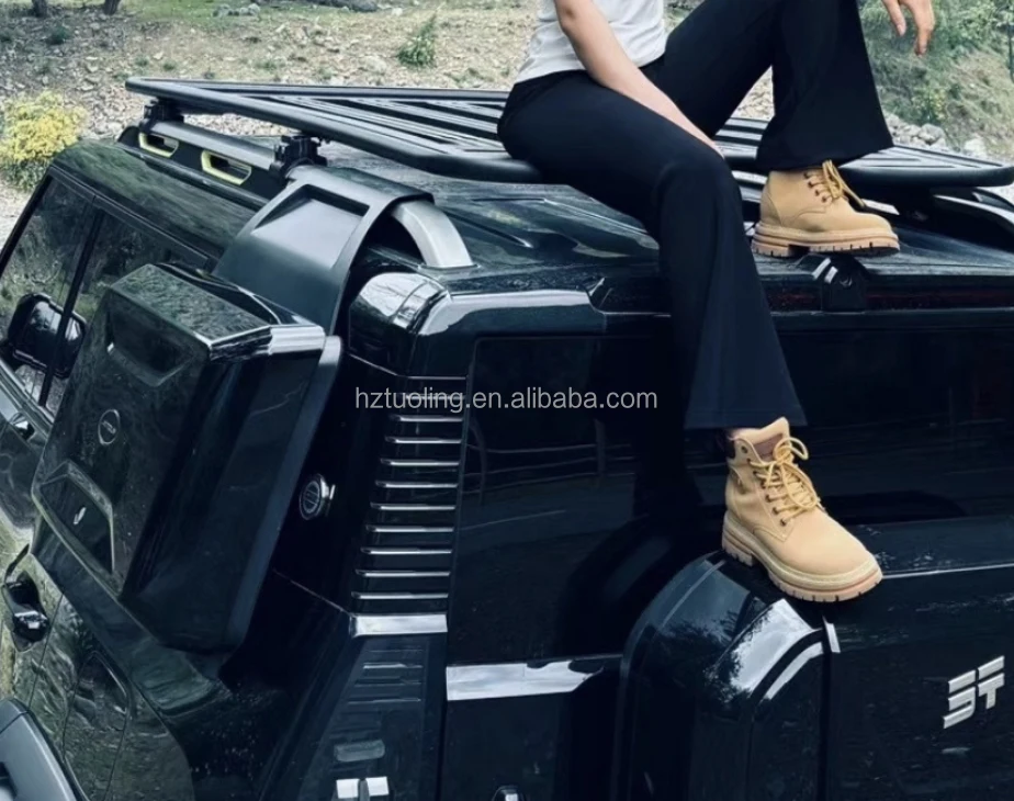 منصة الألومنيوم اكسسوارات السيارات رفوف السقف للمسافر T2 جزء الجسم سقف السفر رف منصة الإطار