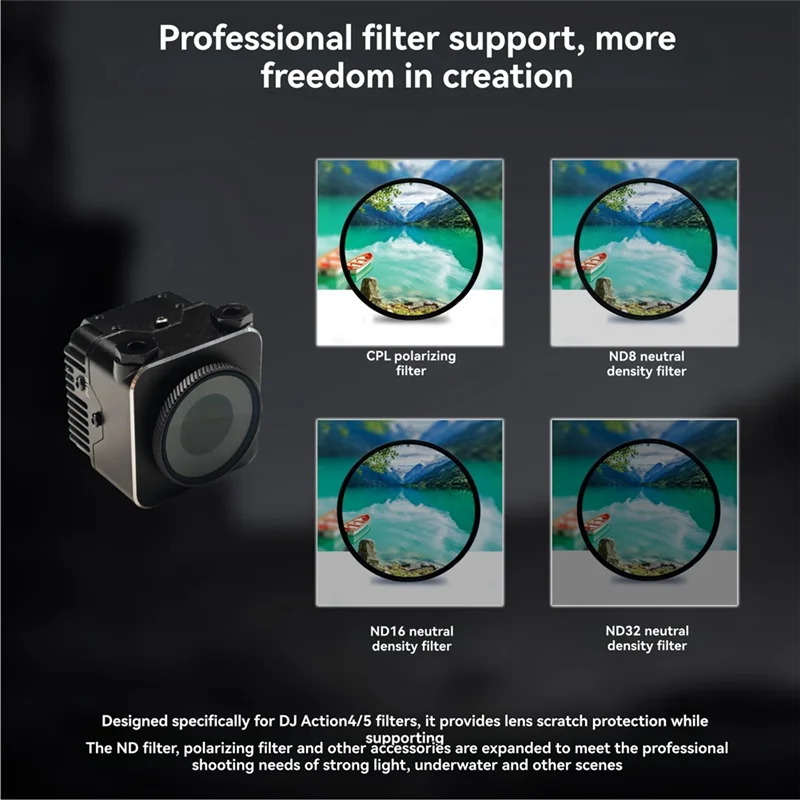 

AAAEL-CNC Aluminum IP67 Waterproof Protective Case For DJI O4 Pro Compatible With Gopro Base FPV Accessories