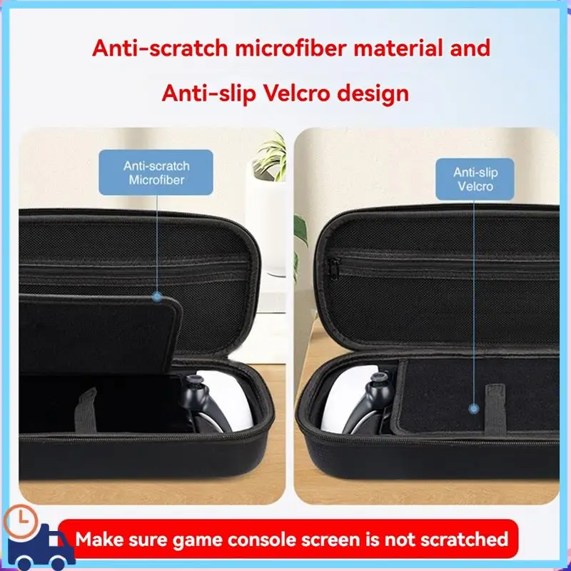 

Latest Shockproof Carrying Case For Sony PS5 Playstation Portal Portable Protective Storage Bag With Accessory Compartments
