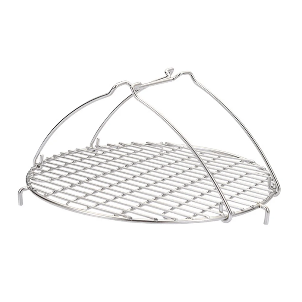 

Air Fryer Steaming Rack Stainless Steel Multi-Function Steamer Plate for Vegetable Fish Buns Portable Kitchen Accessory Steamed