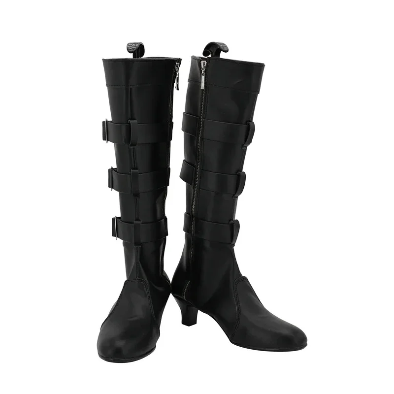 

2025 aaa Fate Grand Order FGO Jeanne d'Arc Alter Shinjuku Ver Cosplay Boots Black High Heel Shoes Custom Made