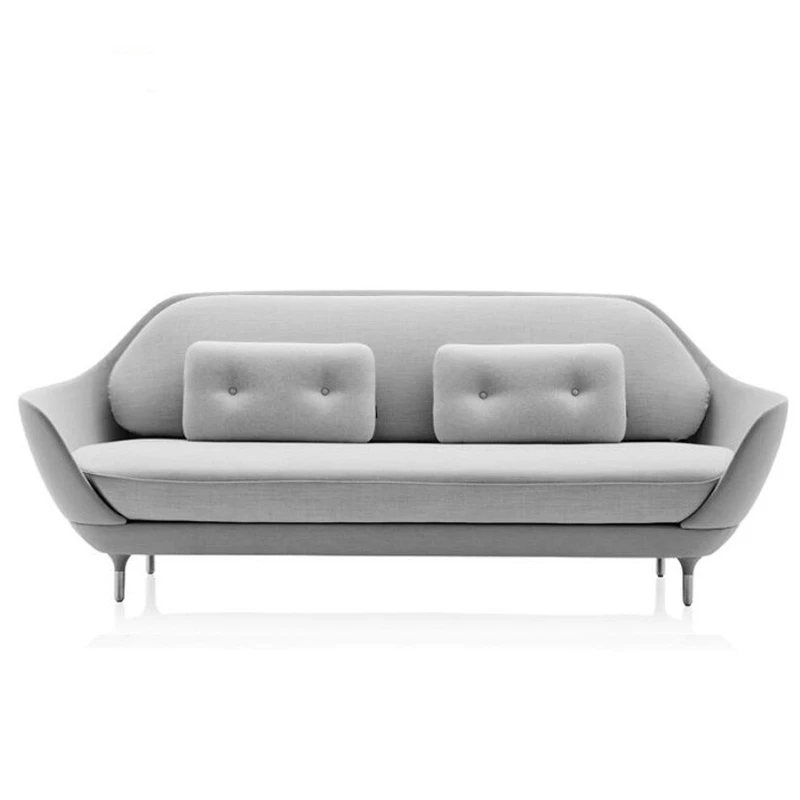 Modern Double Three-Seat Sofa Creative Hotel FRP Fruit Shell Sofa