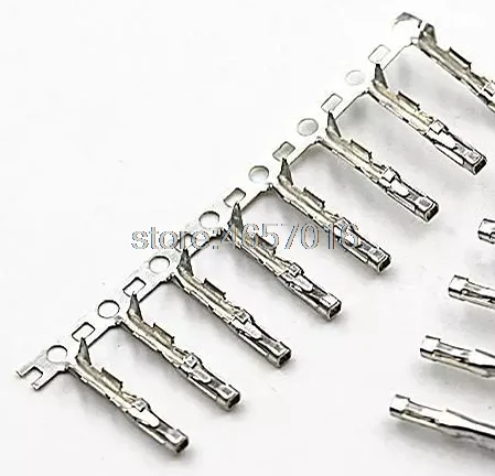 200Pcs Dupont Reed Female Crimp Pin Jumper Terminal Connector Terminal Metal 2.54mm
