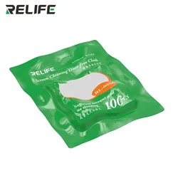 RELIFE-Screen Cleaning Pano livre de poeira, adequado para remover manchas na tela LCD Clean, RL-045A, 10x10cm