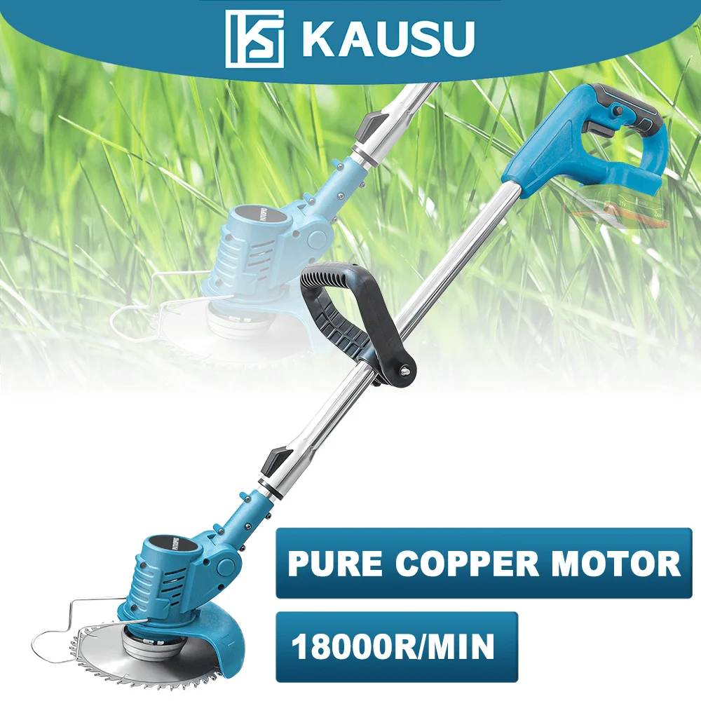 

Electric Lawn Mower Cordless Adjustable Grass Cutter Garden Angle Telescopic Pruning Cutting Power Tool For Makita 18V Battery