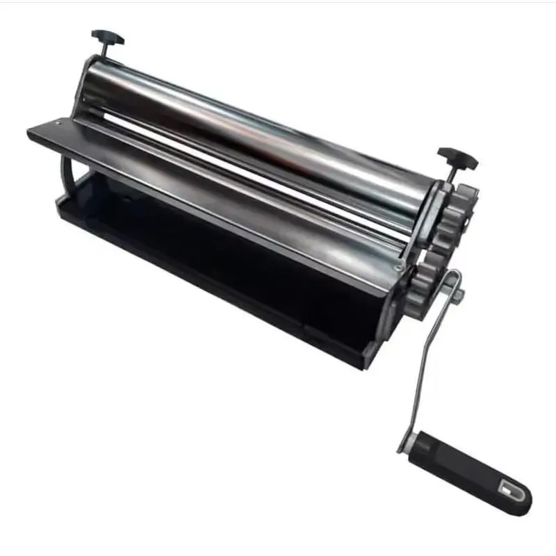 15.75-Inch (40 cm) chrome-plated dough press manual dough press for noodles breads pizzas and pastries with adjustable