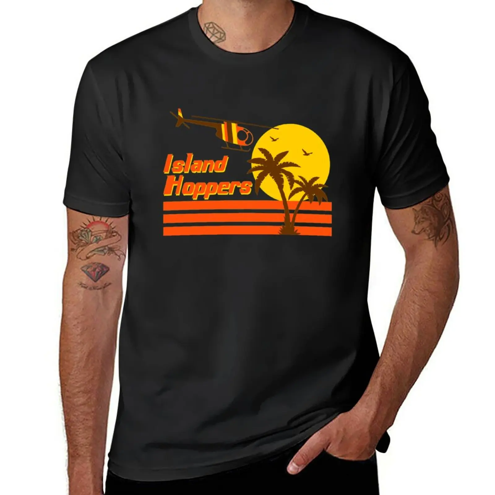 

New Island Hoppers T-Shirt heavyweight t shirts tees blank t shirts tops mens graphic t-shirts big and tall