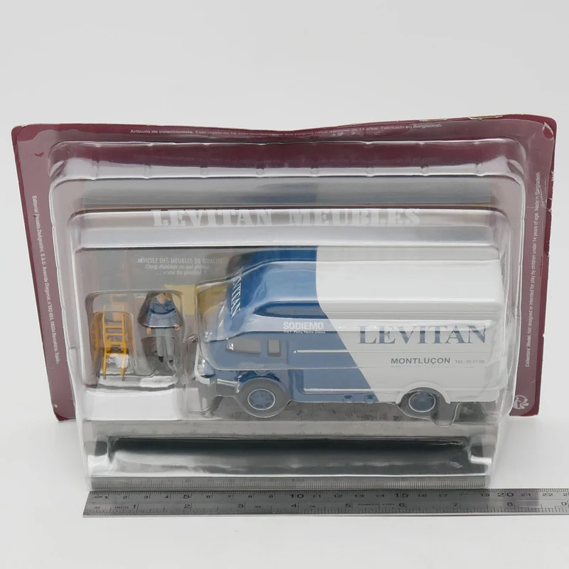 

Diecast Ixo 1:43 Scale Renault Galion Furniture Store Scene Sand Table Renault Van Car Model Collectible Toy Souvenir Display