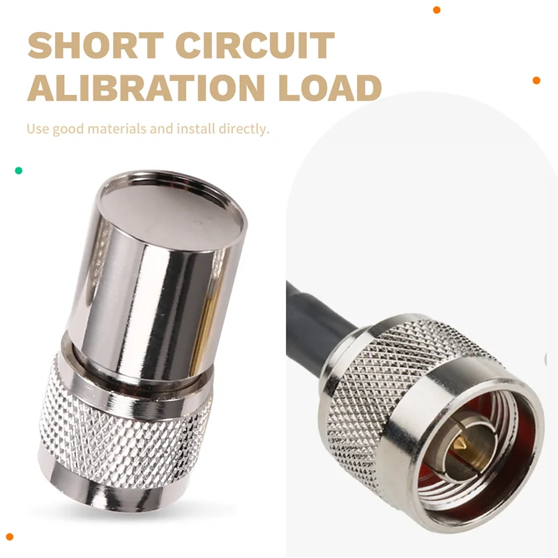 GTBL N-Type Interface 1Set N Male Calibration Kit Instrument Test Connector Open Short Load 5W Load Short Circuit Calibration