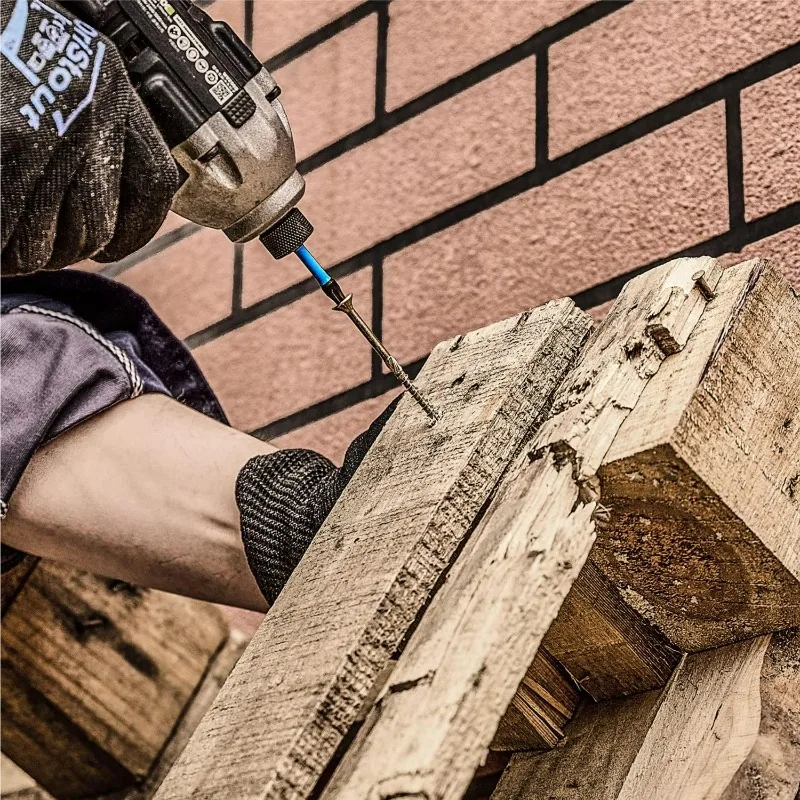 20/10PCS Torx Impact Drill Bit Set S2 Steel Hex Head Shank Magnetic Screwdriver Driver Bits Holder Wrench Electric Drill Tools