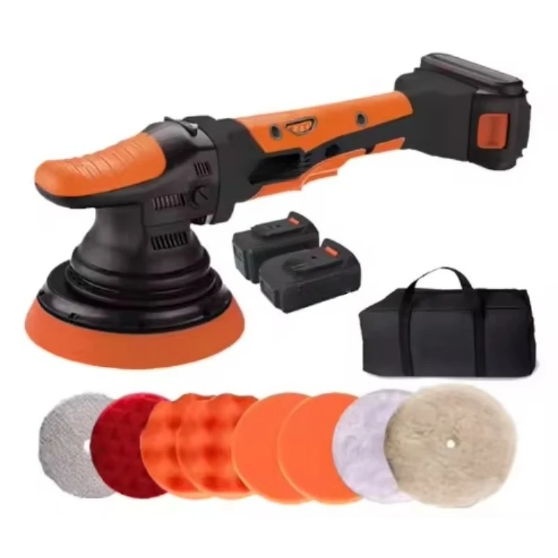 20V Cordless DA Polisher 9/15/21mm Orbits 5