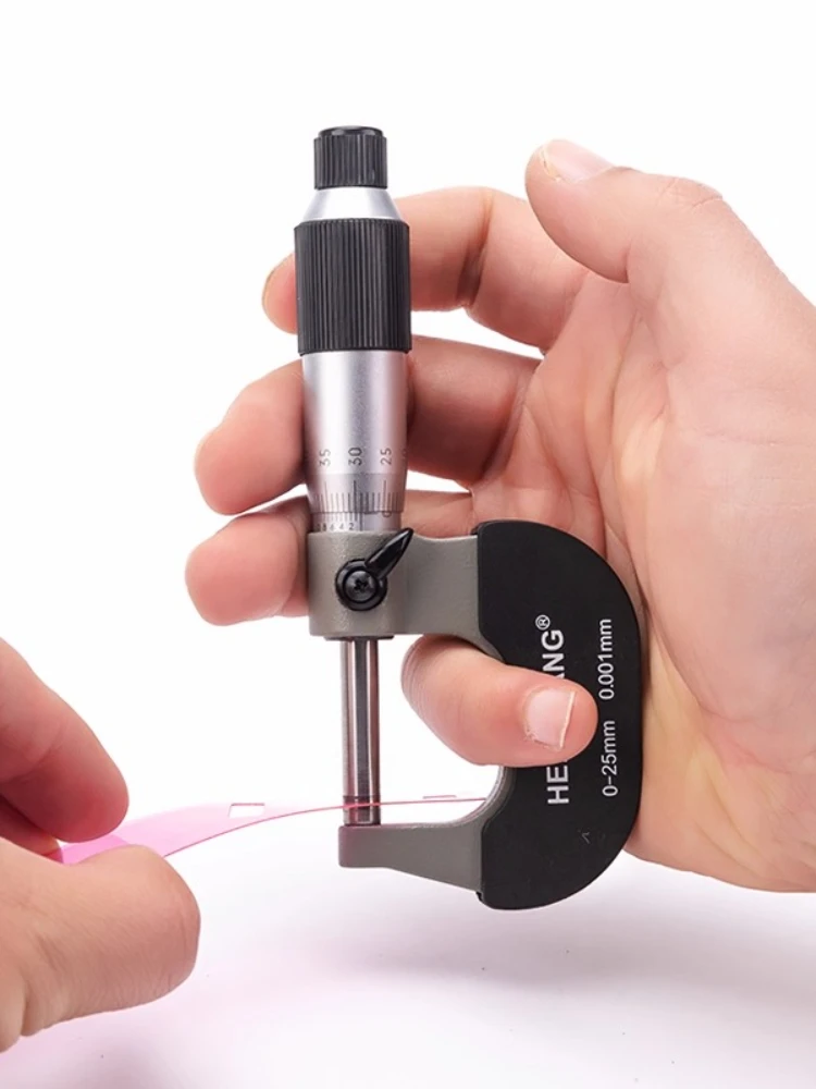 Mikrometer/Außendurchmesser, Mikrometer, Spiralmikrometer, 0–25 mm, Genauigkeit 0,001 mm