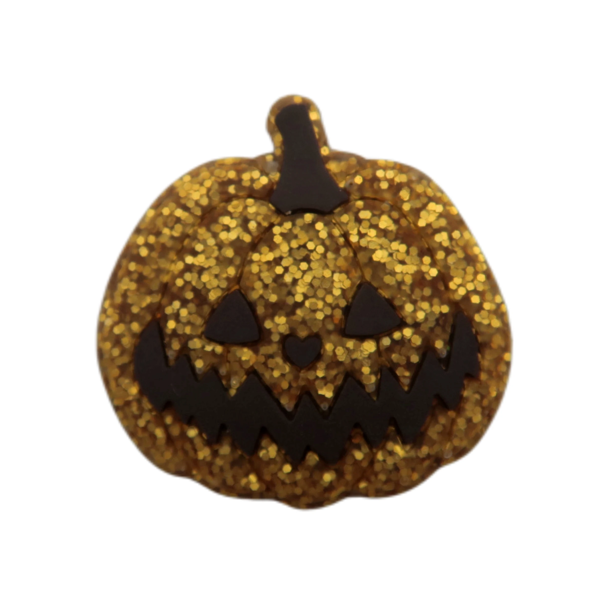 Halloweenowe złote i srebrne brokatowe ozdoby do butów 1-100 szt. DIY rękodzieło dla fajnej dziewczyny, przystojnego chłopca i dzieci, prezenty i upominki świąteczne