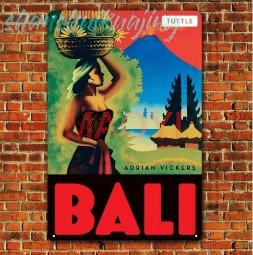 Bali Indonesia Collectable Travel Destination Metal Poster 20x30cm Tin Sign sign