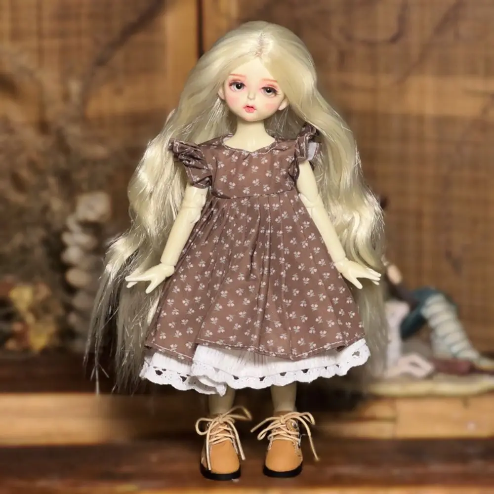

Аксессуары для игрушек, кукольная одежда BJD, игрушечная одежда, игрушечный наряд, кукольное платье с имитацией глаз, одежда «сделай сам», 1/6 BJD