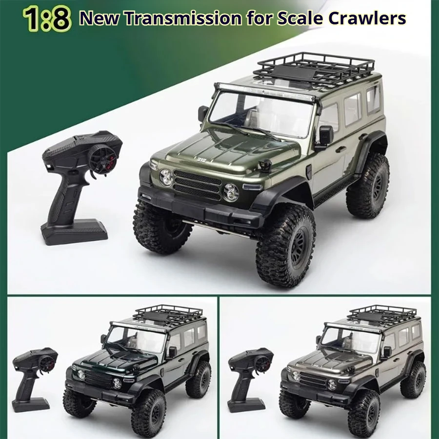 

Yikong 1:8 Scale Remote Control Electric Climbing Car 4WD with Differential Lock Dual-Speed Linked Lights for Toy Cars & Hobbies