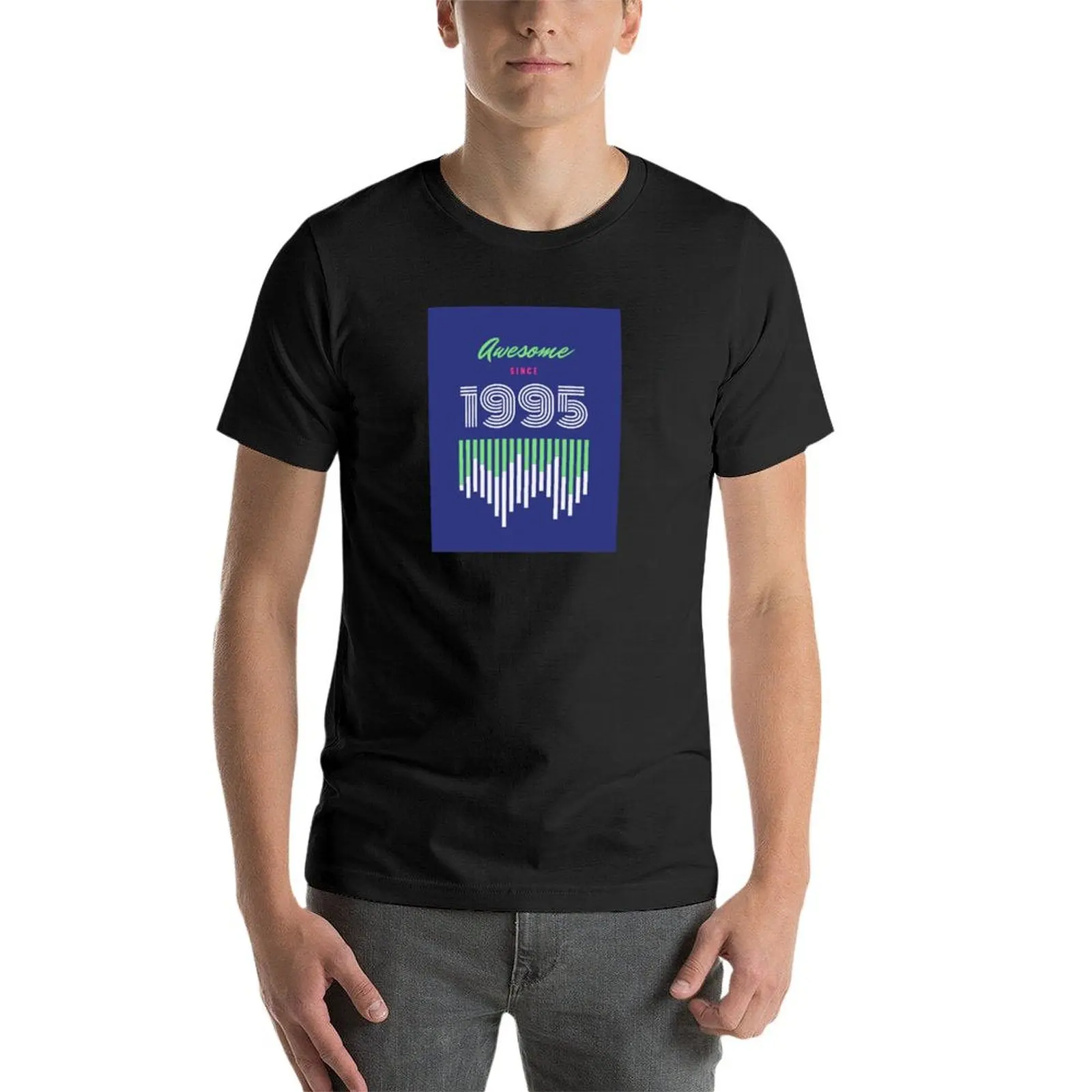 awesome since tee T-Shirt tees aesthetic clothes boys whites fitted t shirts for men