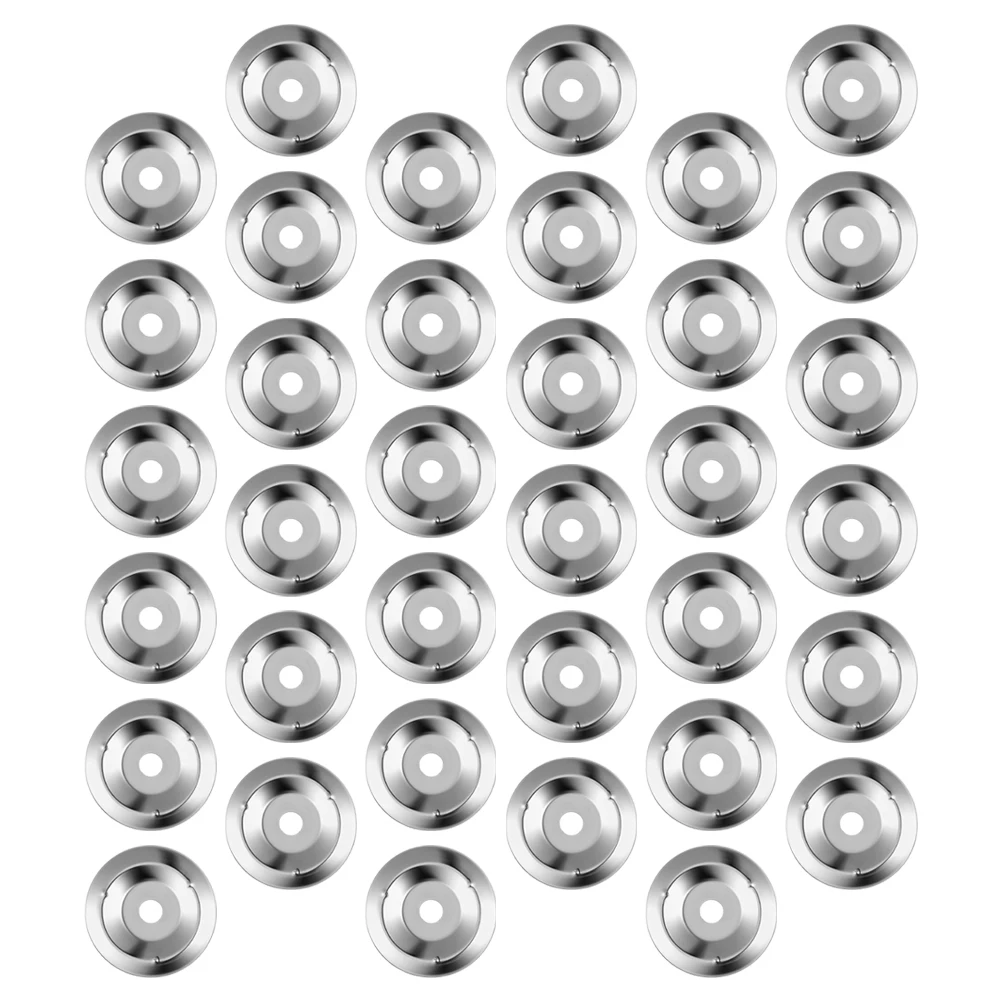

100 Pcs Drum Kit Accessories Bell Ring for Cymbal Tambourine Stainless Steel Drums Crash