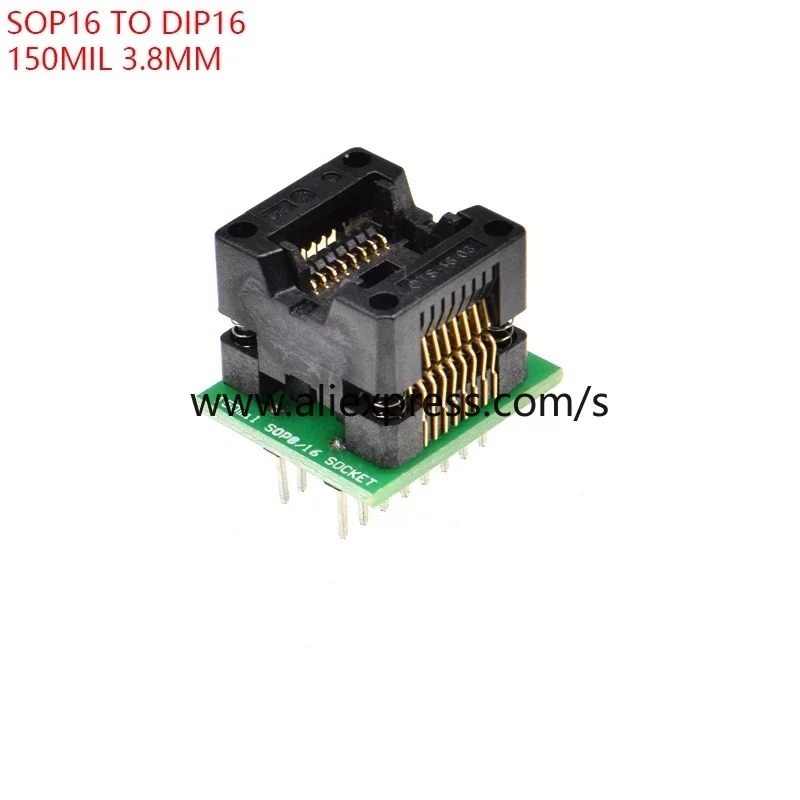 SOP8/SOP14/SOP16/SOP20/SOP28/TSSOP8/TSSOP16/TSSOP20/TSSOP28 TO DIP programmer adapter socket 150MIL 208MIL 300MIL 173MIL DIP8 28