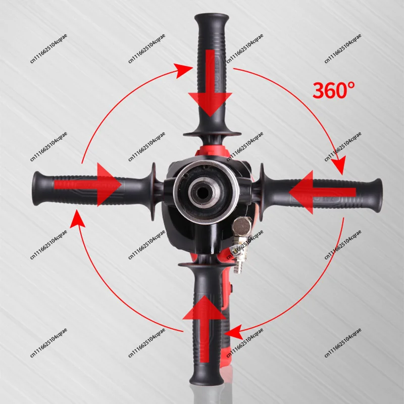 220V Electric Diamond Water Core Drill Machine High Torque Engineering Drilling Tool Portable Hand Drill Max 180mm Hole Drilling