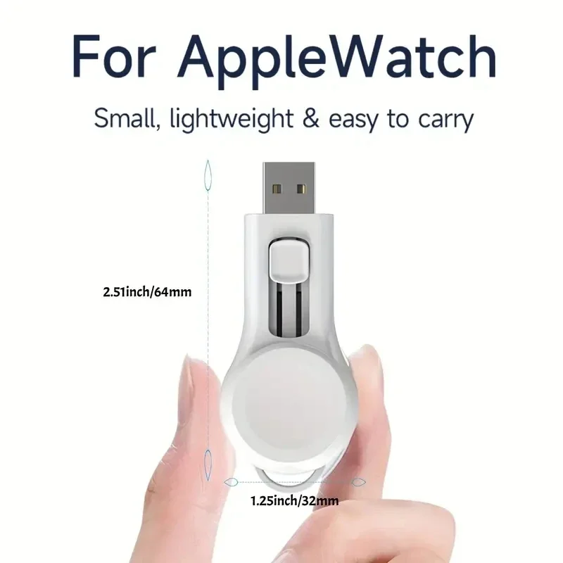 Magnetic Wireless Watch Charger For Apple Watch Series iWatch Ultra 8 7 6 5 4 3 2 Portable Type C USB Fast Charging Station Dock