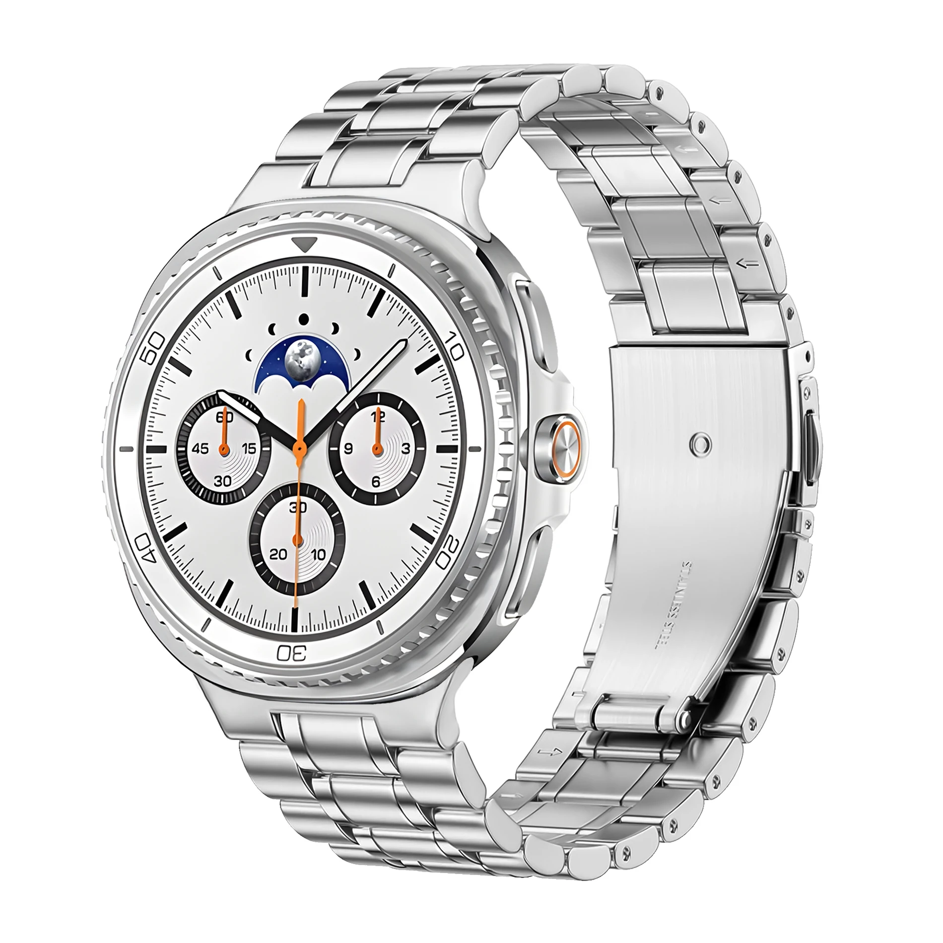No Gaps Metal Band For Samsung Galaxy Watch8 44mm 40mm Strap For Galaxy Watch 8 Classic 46mm Steel Link Bracelet