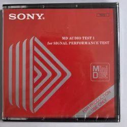 SONY TGYS1 MD AUDIO TEST 1 for SIGNAL PERFORANCE TEST  MINI DISC ，MD audio output test