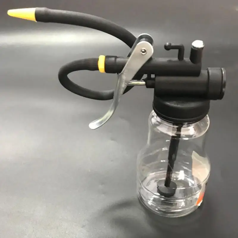 Bomba de alta presión para engrasador, bote de aceite transparente de 250ml, máquina de lubricación de plástico, pistola engrasadora