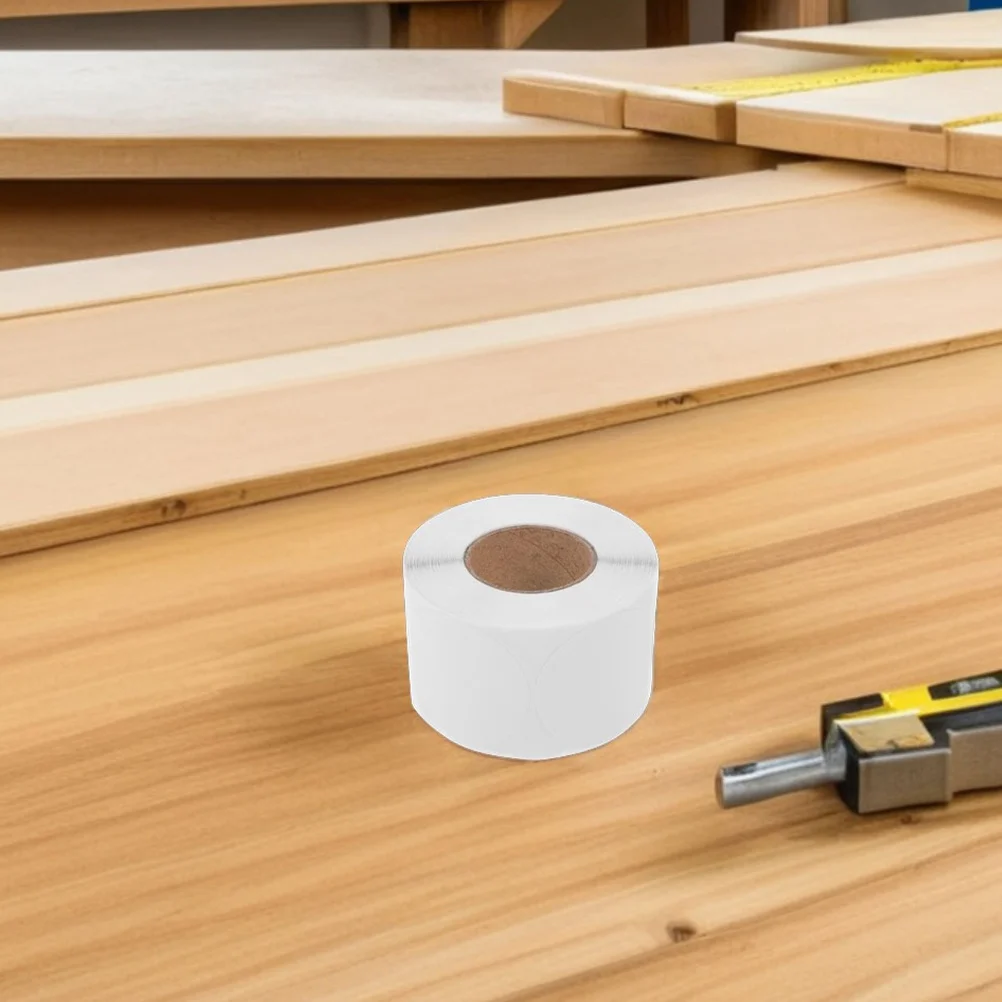 500Pcs Self Adhesive Labels Round Blank Sticker for Jar Bottle Packaging Labeling Organizing Coding Dot Writable Circle Decals