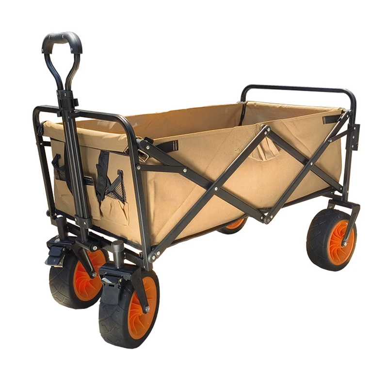 

Reliable Professional Manufacture Folding Carts Customizable OEM Camping Wagon Platform Structure Good Price for Camping Trolley
