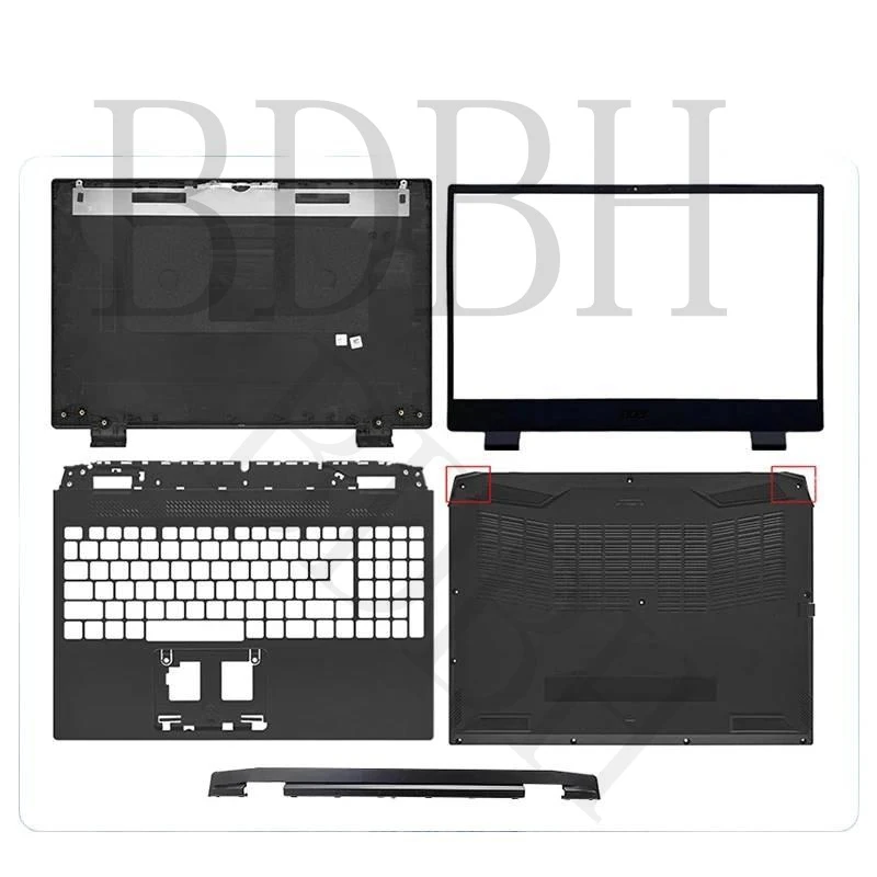 For Acer Nitro 5 AN515-58 AN515-46 AN515-58G N22C1, new replacement cover, LCD back cover, front bezel, palm rest, bottom case