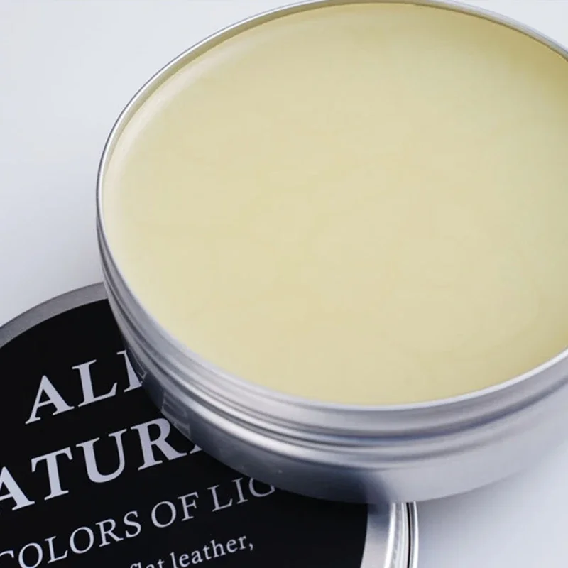 100ml Leather Care Cream Practical Leather Repair Maintenance Cream Leathercraft Mink Oil Cream for Leather Shoes Bags