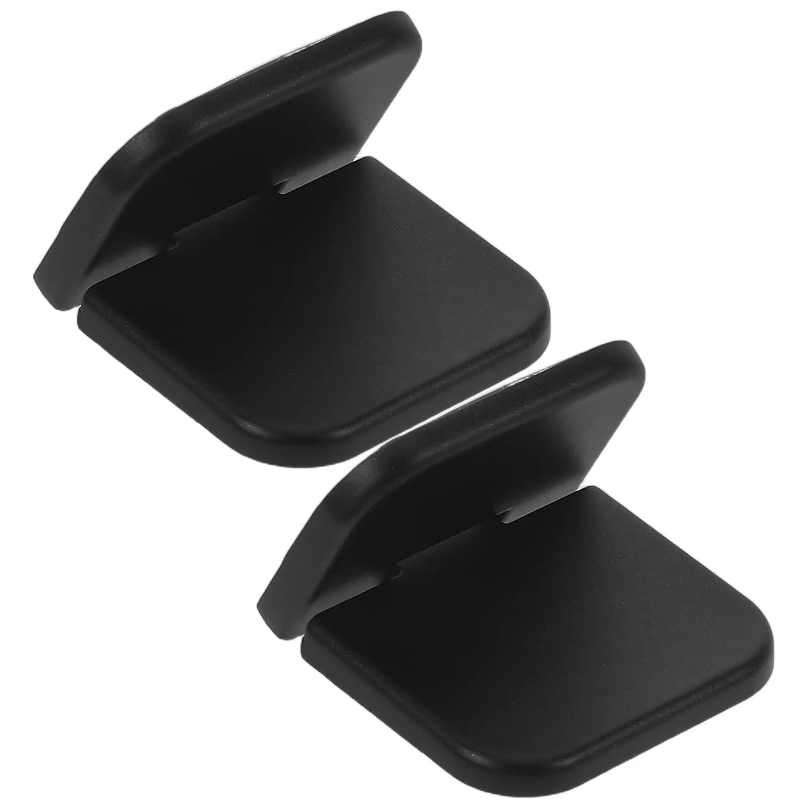2Pcs Black Laptop Stand Mini Portable Riser Self Adhesive Keyboard Elevator Cooling Laptop Holder for Office Travel School