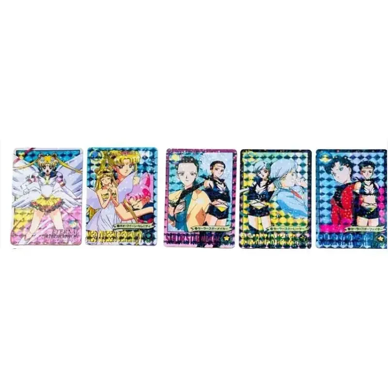 10Pcs/set Self Made Sailor Moon Sailor Mercury Chibiusa Sailor Jupiter Anime Game Characters Classic Series Collection Card Gift