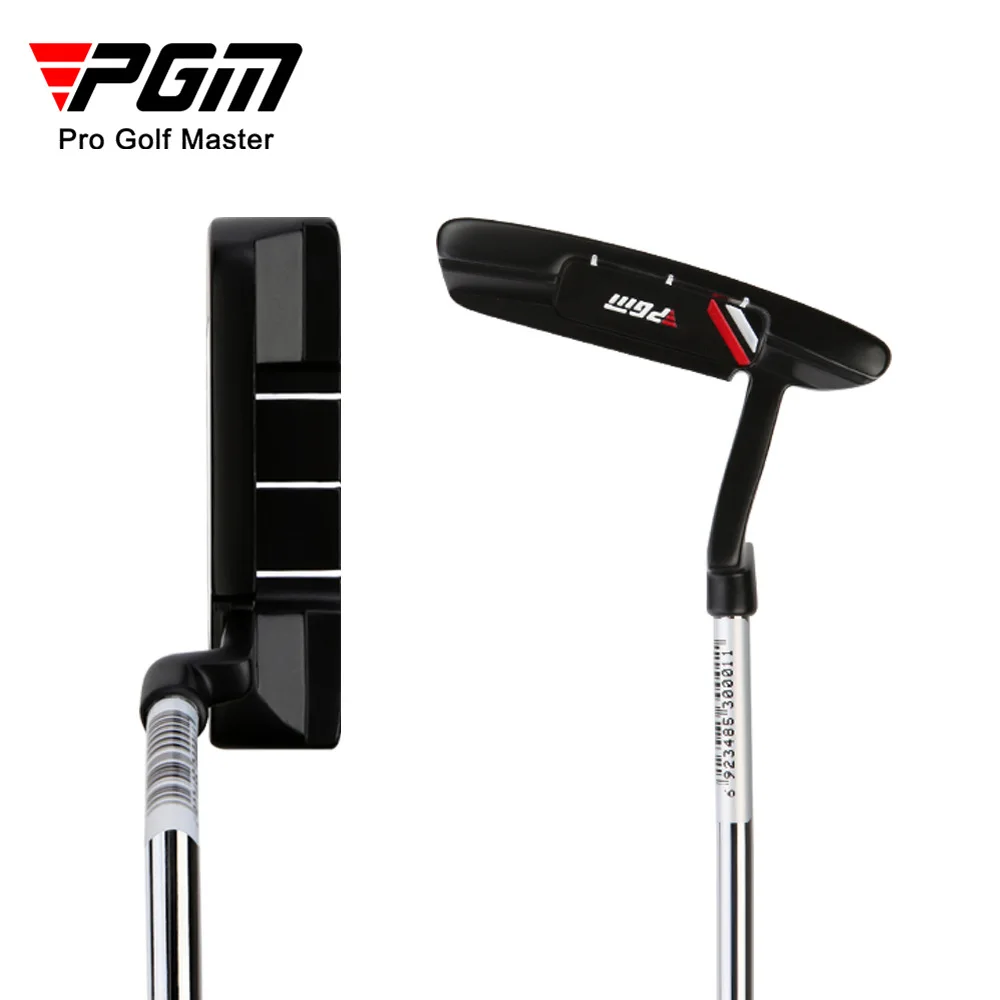 PGM RIO Men Women Right Hand Putter Club Stainless Steel Zinc Alloy Black White for Beginer Putting Training TUG002