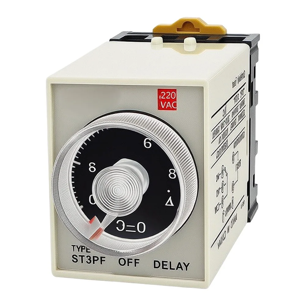 DC24V Time Switch ST3PF Delay Controller For Safe Power Loss Protection Industrial Grade Reliability Precise Timing Settings