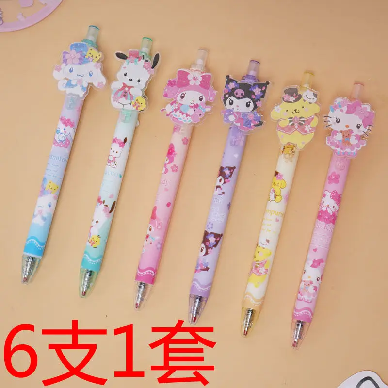 新しいハローキティサンリオ漫画かわいい子供のパッチペンかわいい装飾スタイラスペン学用品文具卸売ギフト